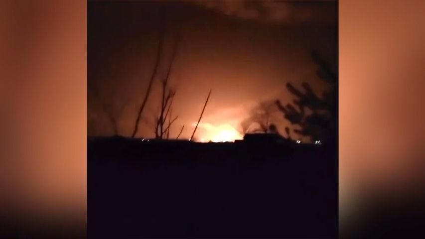 Video: Velký výbuch na strategickém letišti v Rusku